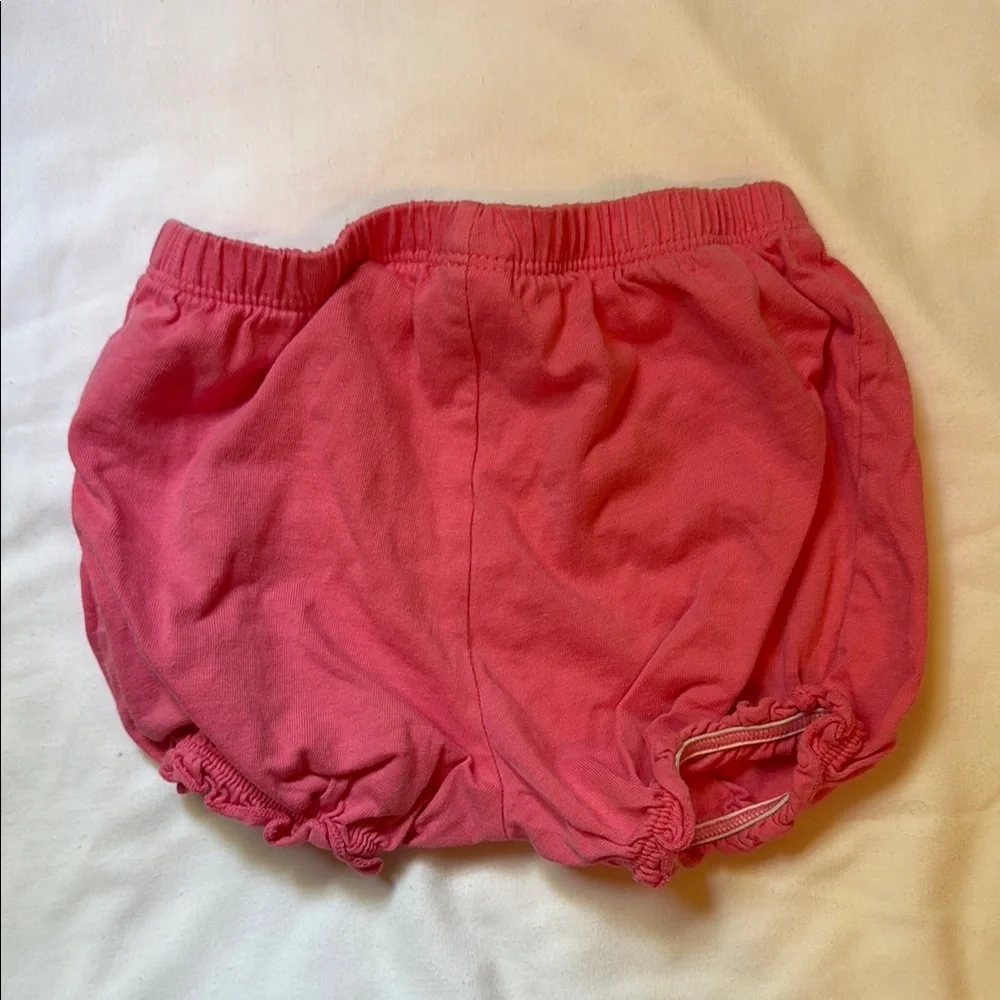 Carter's Pink Baby Bloomers and navy polka dot top - Picture 4 of 7